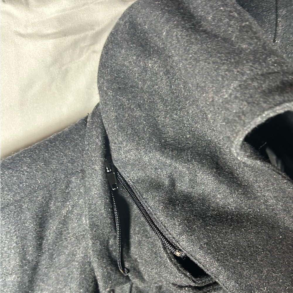 COOGI Dark Gray Military Field Coat- Wool Blend Size 2X - Picture 4 of 14